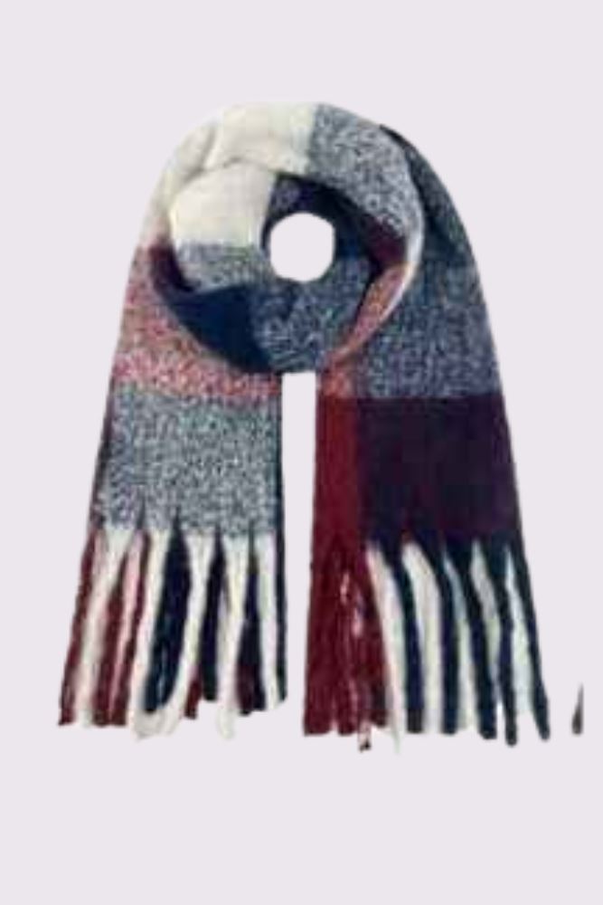 Multi Color Check Scarves