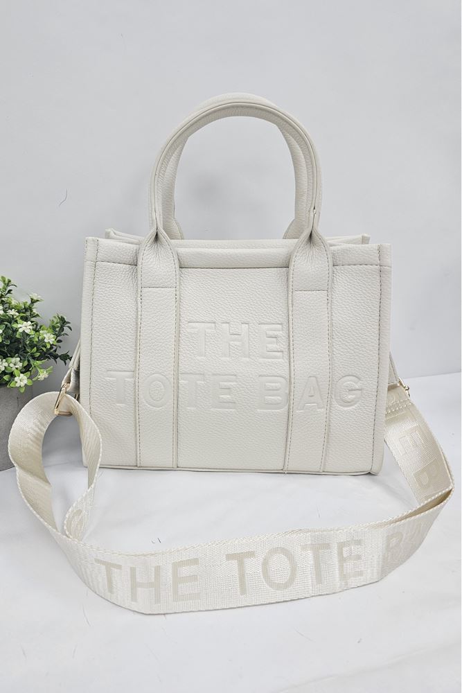 Two Handle Tote Shoulder Bag