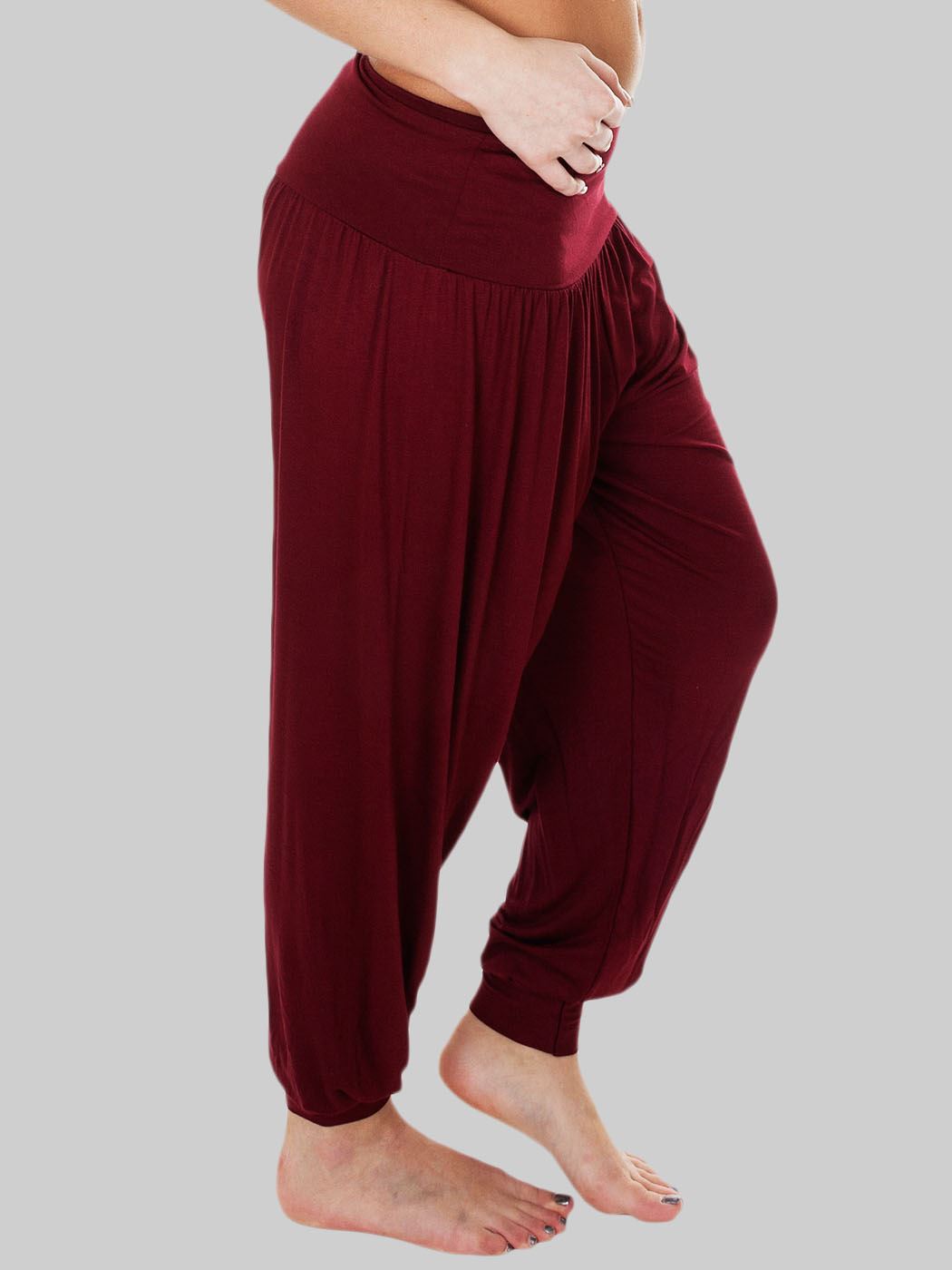 Plain Full Length Ali Baba Harem Trousers