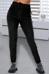 Women Plain Elasticated Hem Joggers