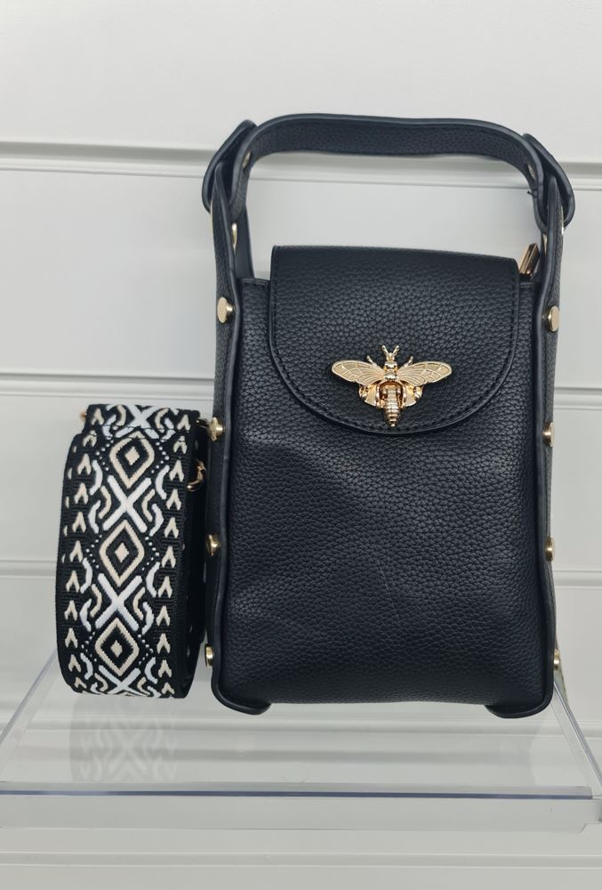 Bee Buckle Shoulder Bag