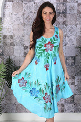 Floral Print Umbrela Dress