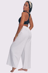 Elasticated Waistband Palazzo Trousers