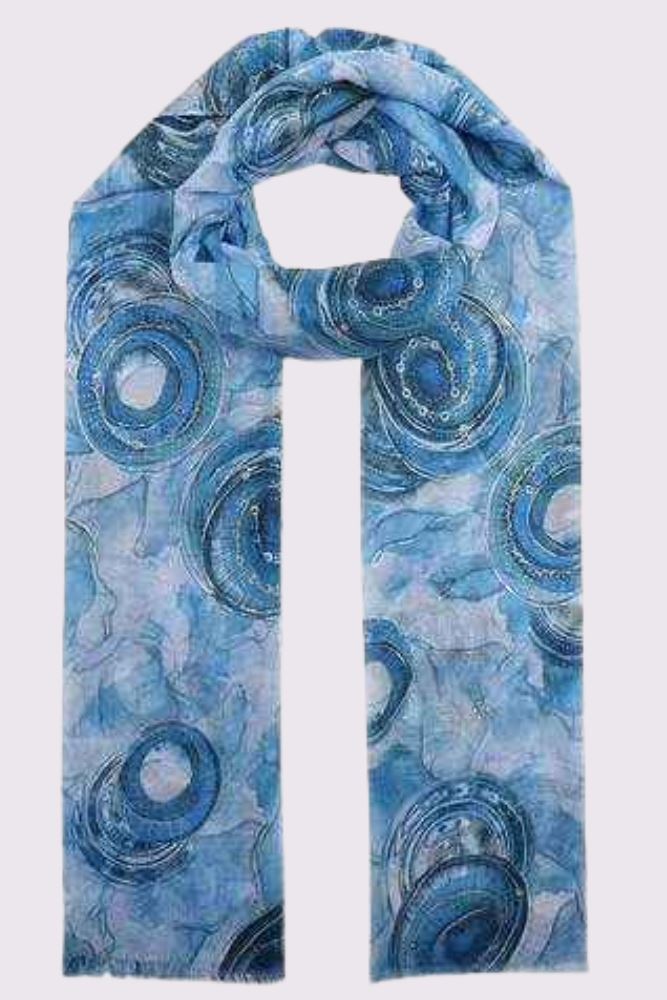 Circle Print Scarves