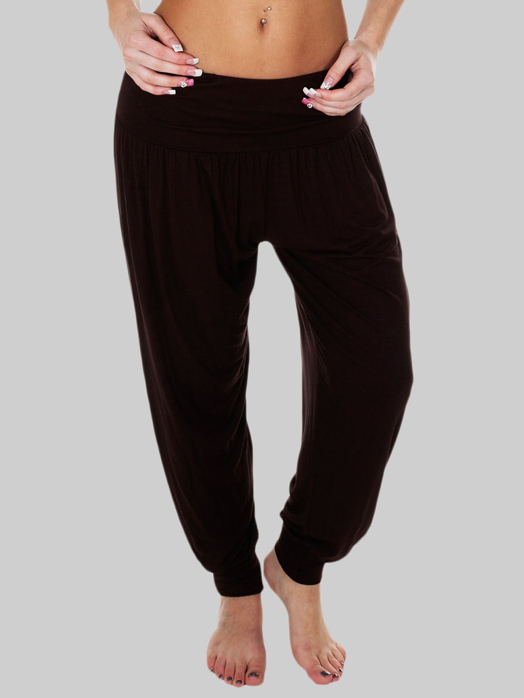 Plain Full Length Ali Baba Harem Trousers