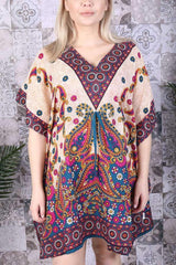 Leopard Print Polyester Kaftan