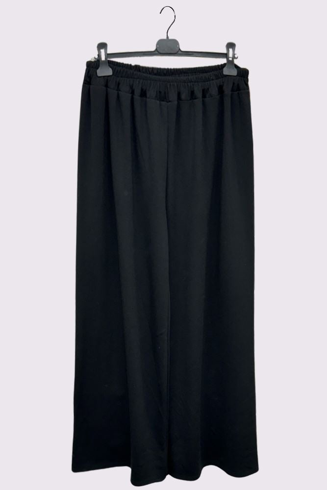 Elasticated Waistband Palazzo Trousers