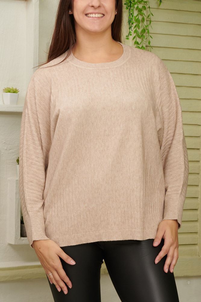 Plain knitted Tunic Top