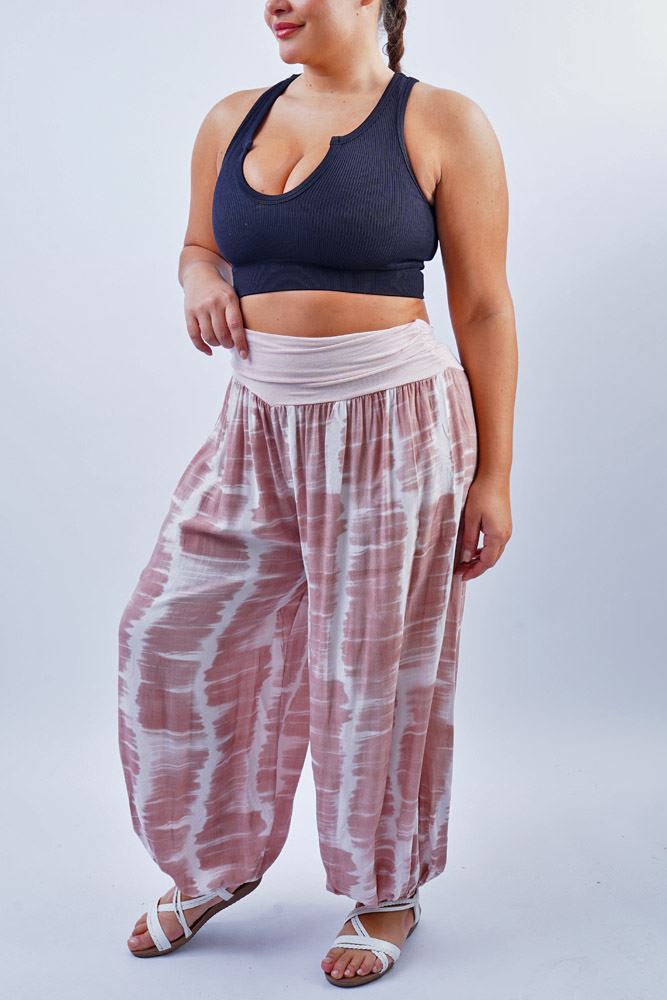 Tie Dye Print Hareem Pants