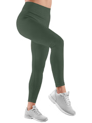 Tummy Control High Waisted Elasticated Fleece Legging