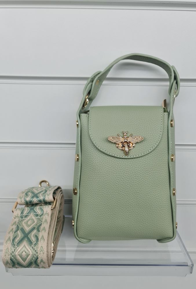 Bee Buckle Shoulder Bag