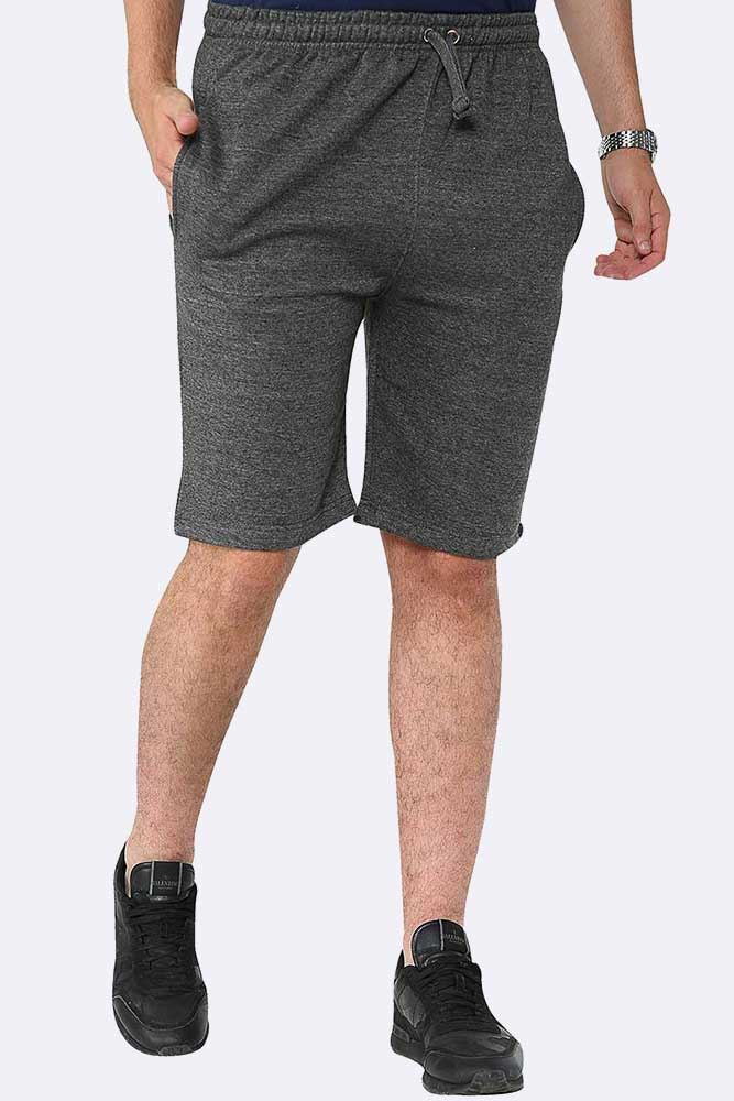 Men Drawcord Side Zipper Plain Shorts