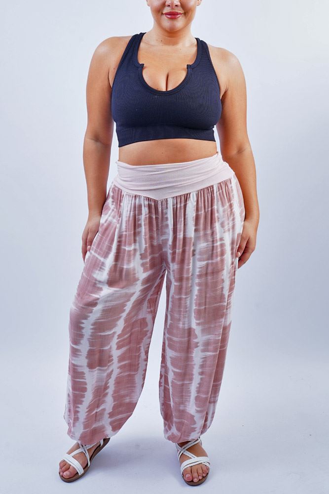 Tie Dye Print Hareem Pants