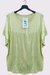 Plain Short Sleeve Top