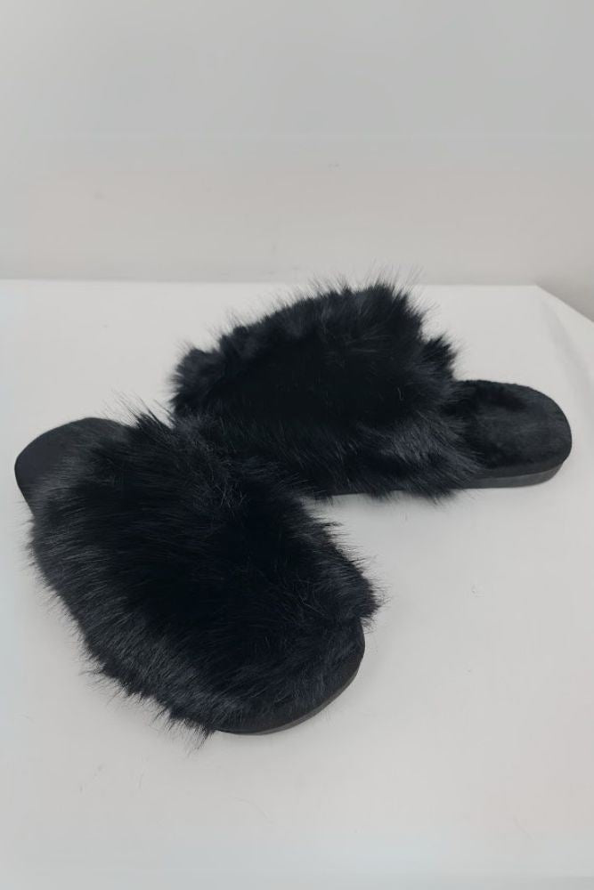 Faux Fur Comfy Mules Slipper