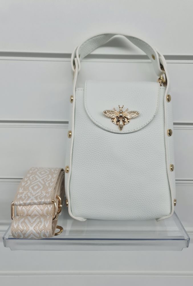 Bee Buckle Shoulder Bag