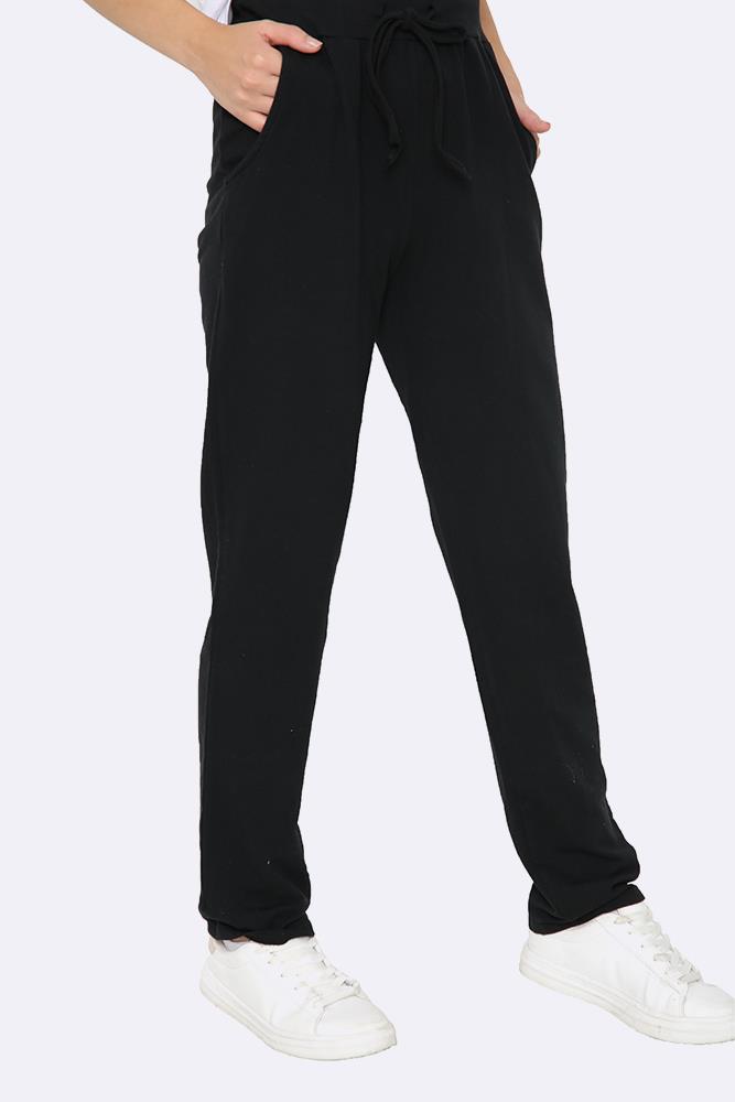 Lily-rose Italian Plain Drawstring Pocket Trousers