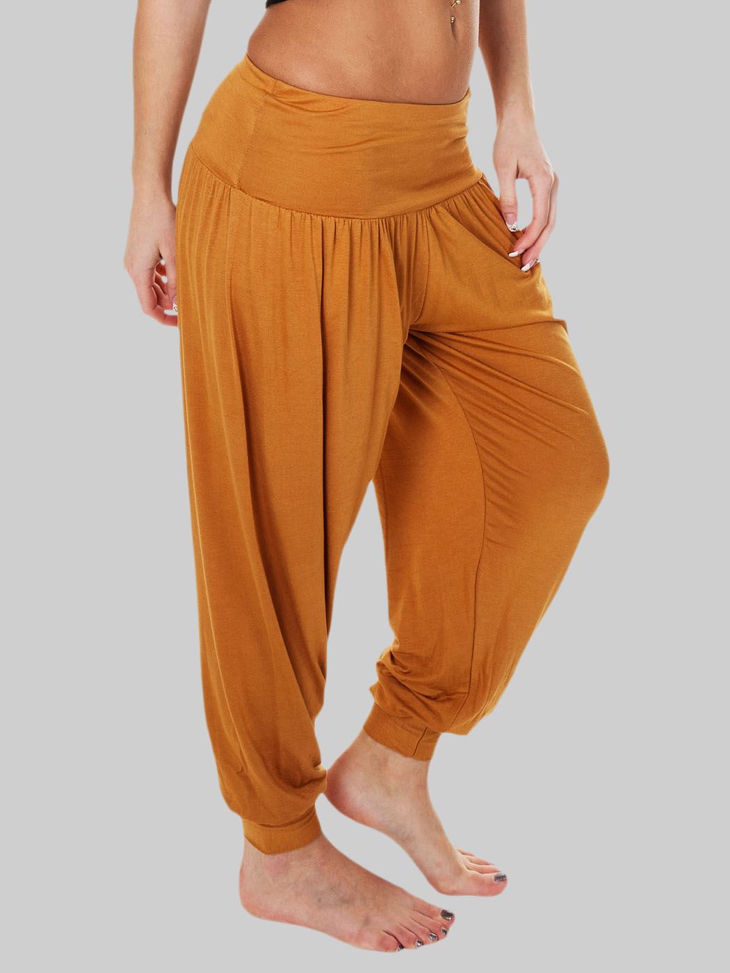 Plain Full Length Ali Baba Harem Trousers