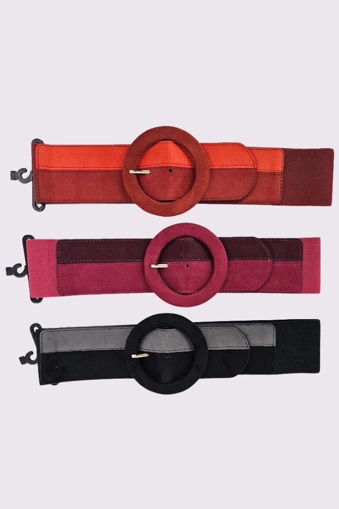 Two Tone Elasticated Belt