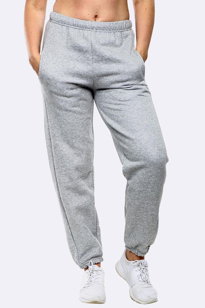 Kids Plain Fleece Full Length Jogging Bottom