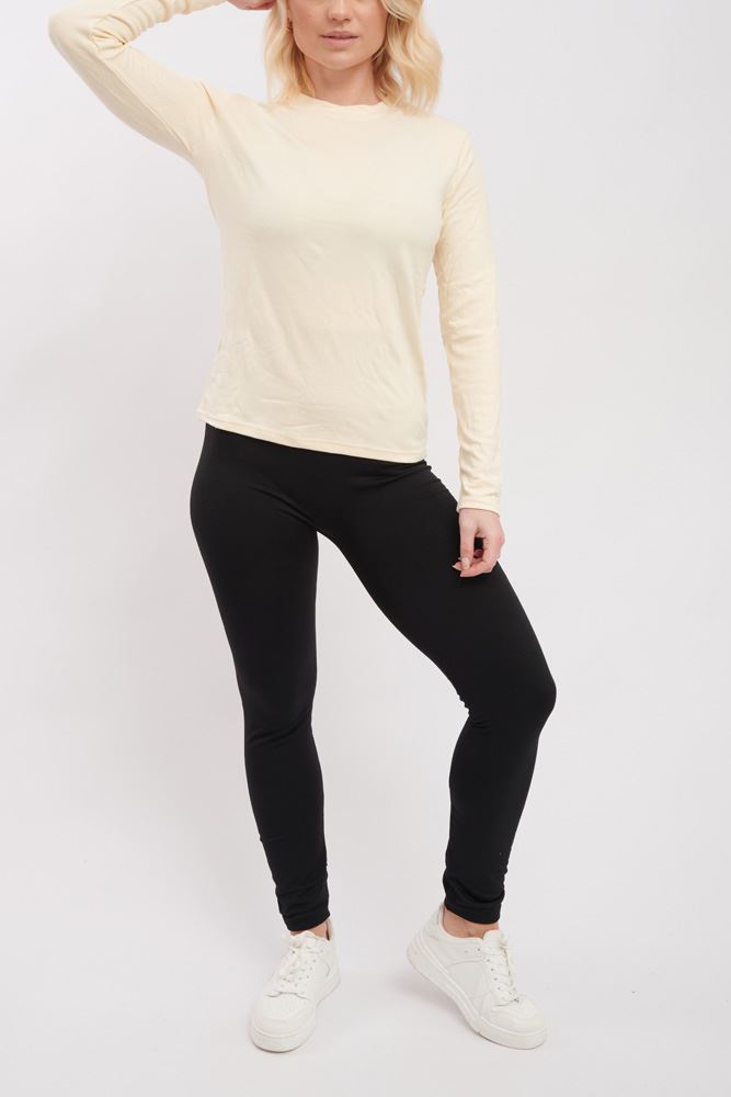 Plain Soft Knit Viscose Top