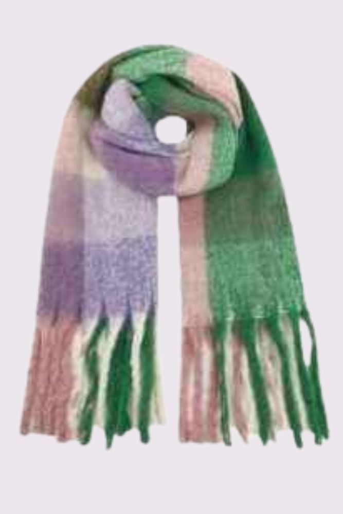 Multi Color Check Scarves