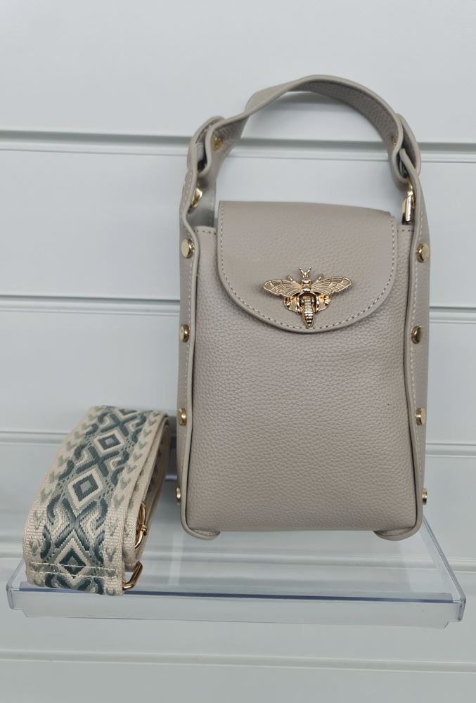 Bee Buckle Shoulder Bag