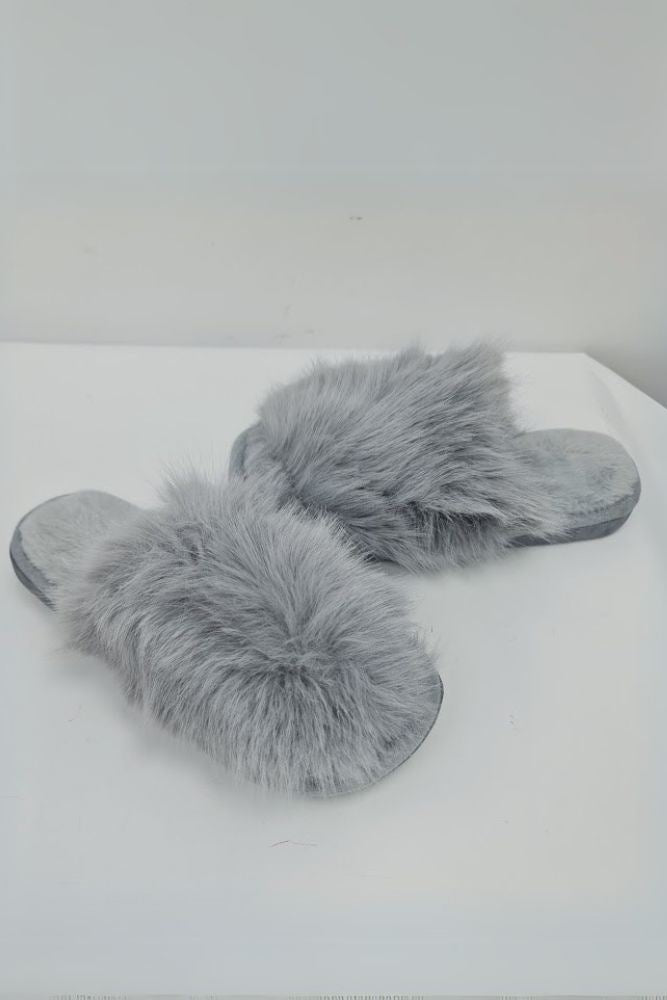 Faux Fur Comfy Mules Slipper