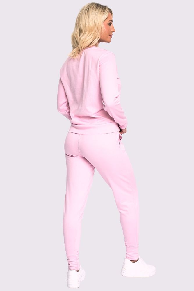 Plain Crop Top Loungwear Tracksuit