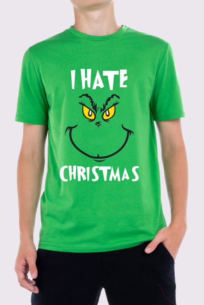 I Hate Christmas Printed Tshirt