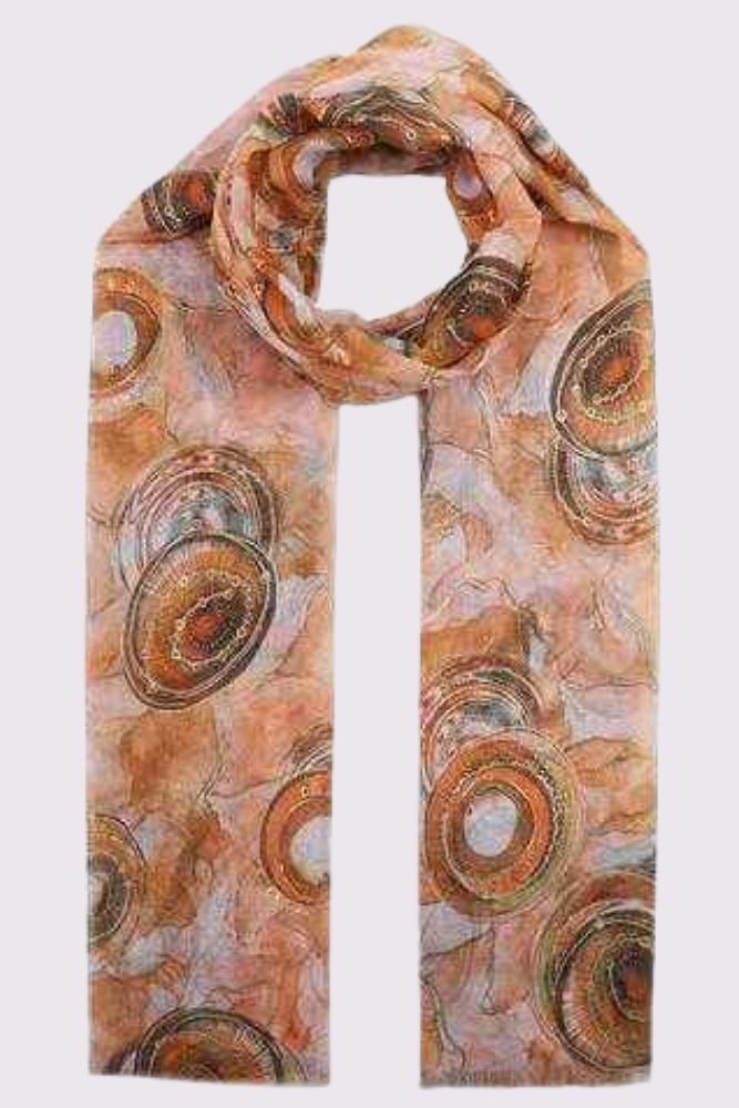 Circle Print Scarves