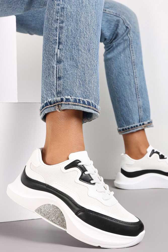 Chunky Diamante Sole Detail Trainers